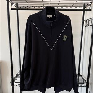 Lacoste “Made in France” Men's Navy Zip-Up Sweater